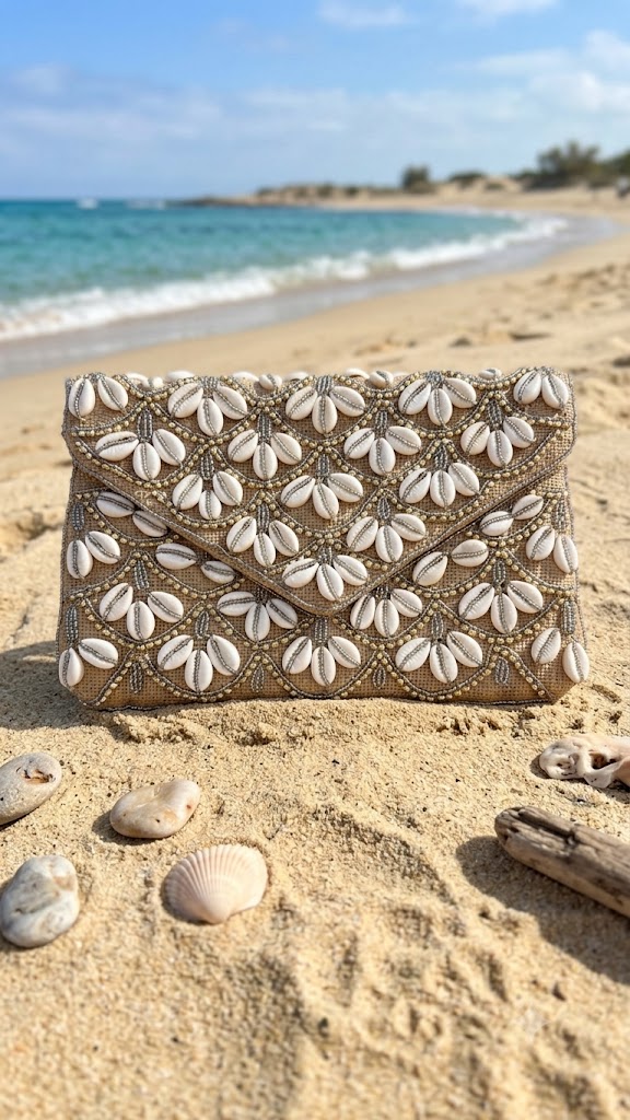 Cartera Caracola Plata