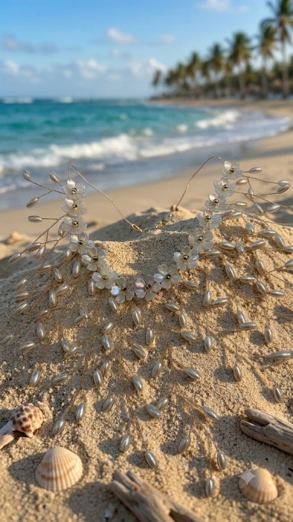 Gargantilla Flores Blancas