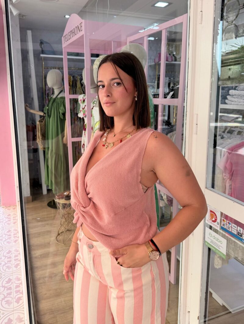 Alternative view of Jersey Nudo Pink