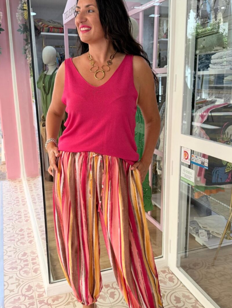 Pantalón Tendencia Fucsia