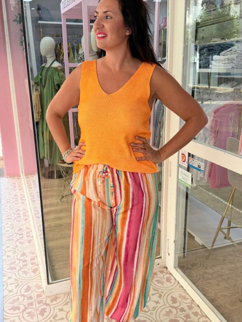 Alternative view of Pantalón Tendencia Naranja