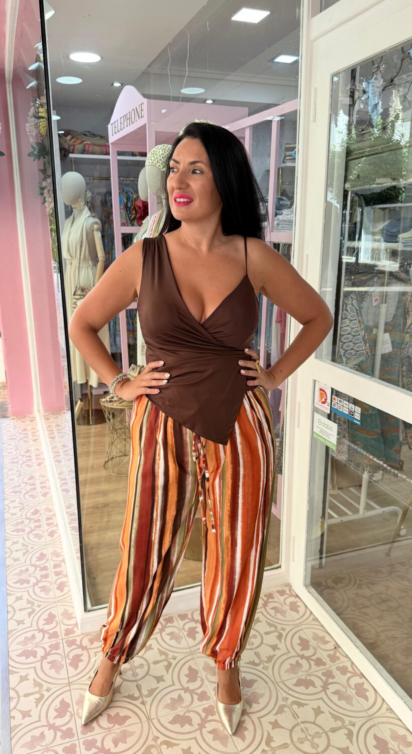 Maxi Pantalón Tendencia Ocre - Imagen 2