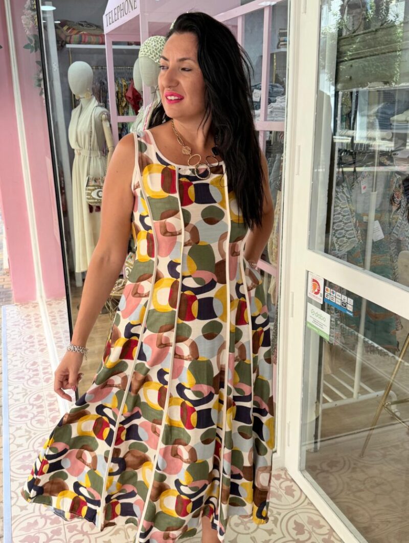 Alternative view of Vestido Acuarela