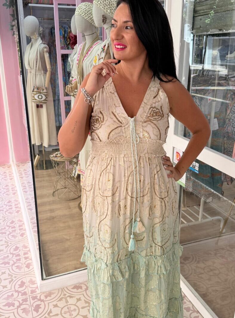 Alternative view of Vestido Atenea Azul