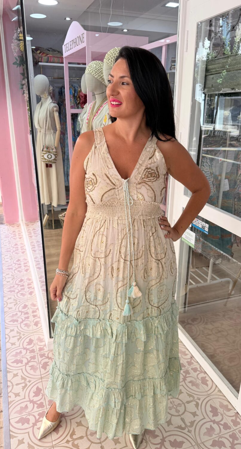 Vestido Atenea Azul