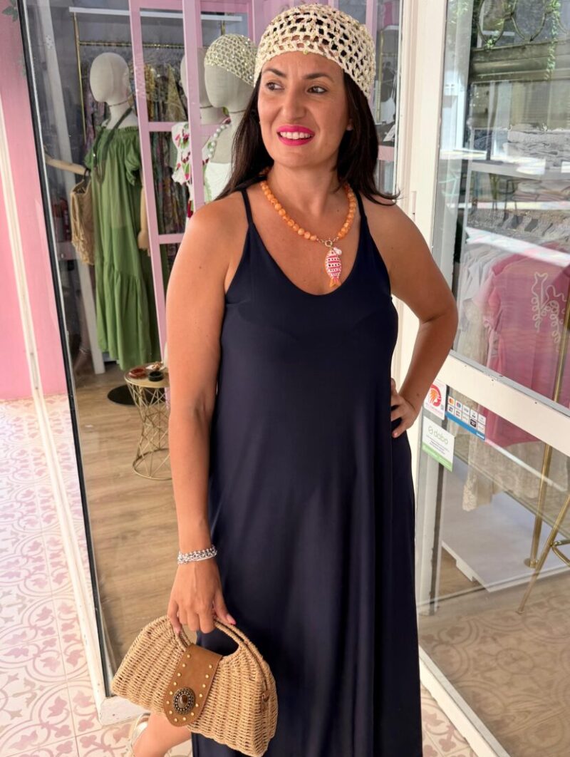 Alternative view of Vestido Basic Azul Marino