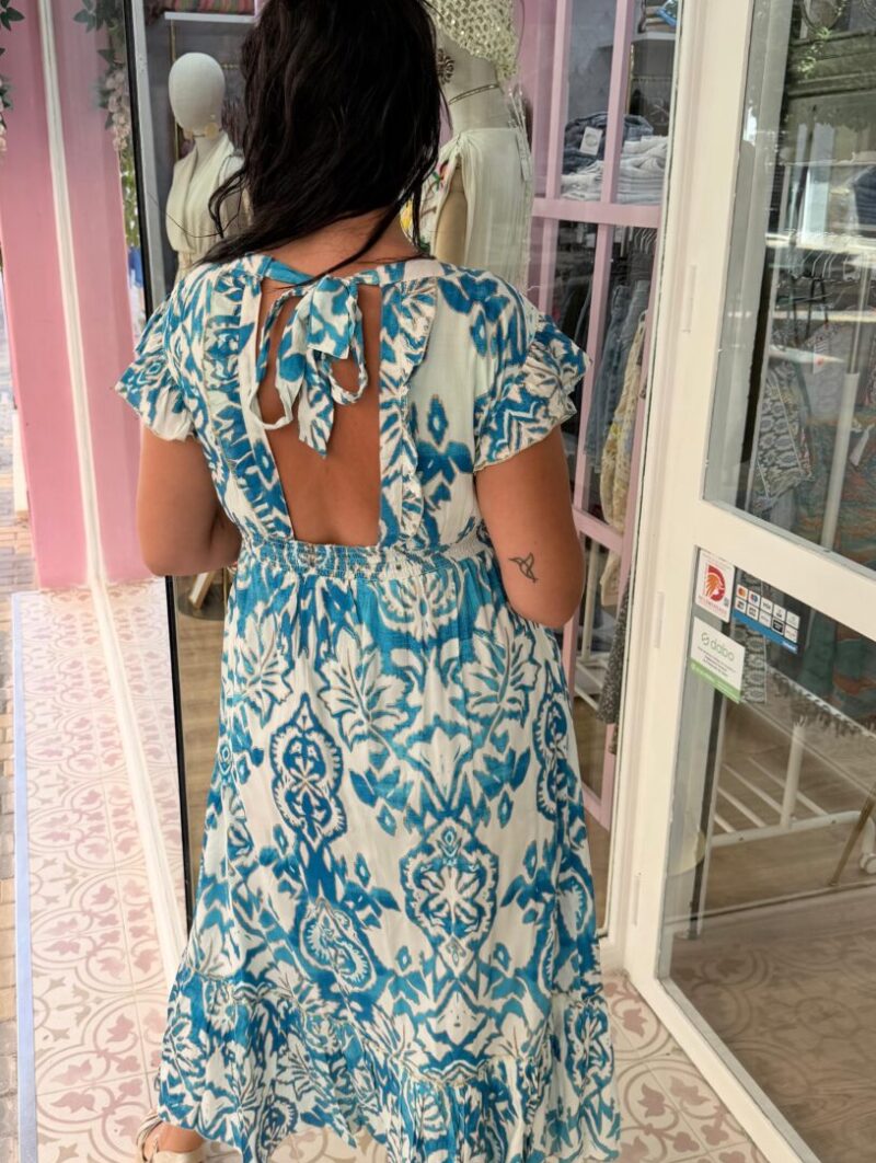 Alternative view of Vestido Caricia Azul