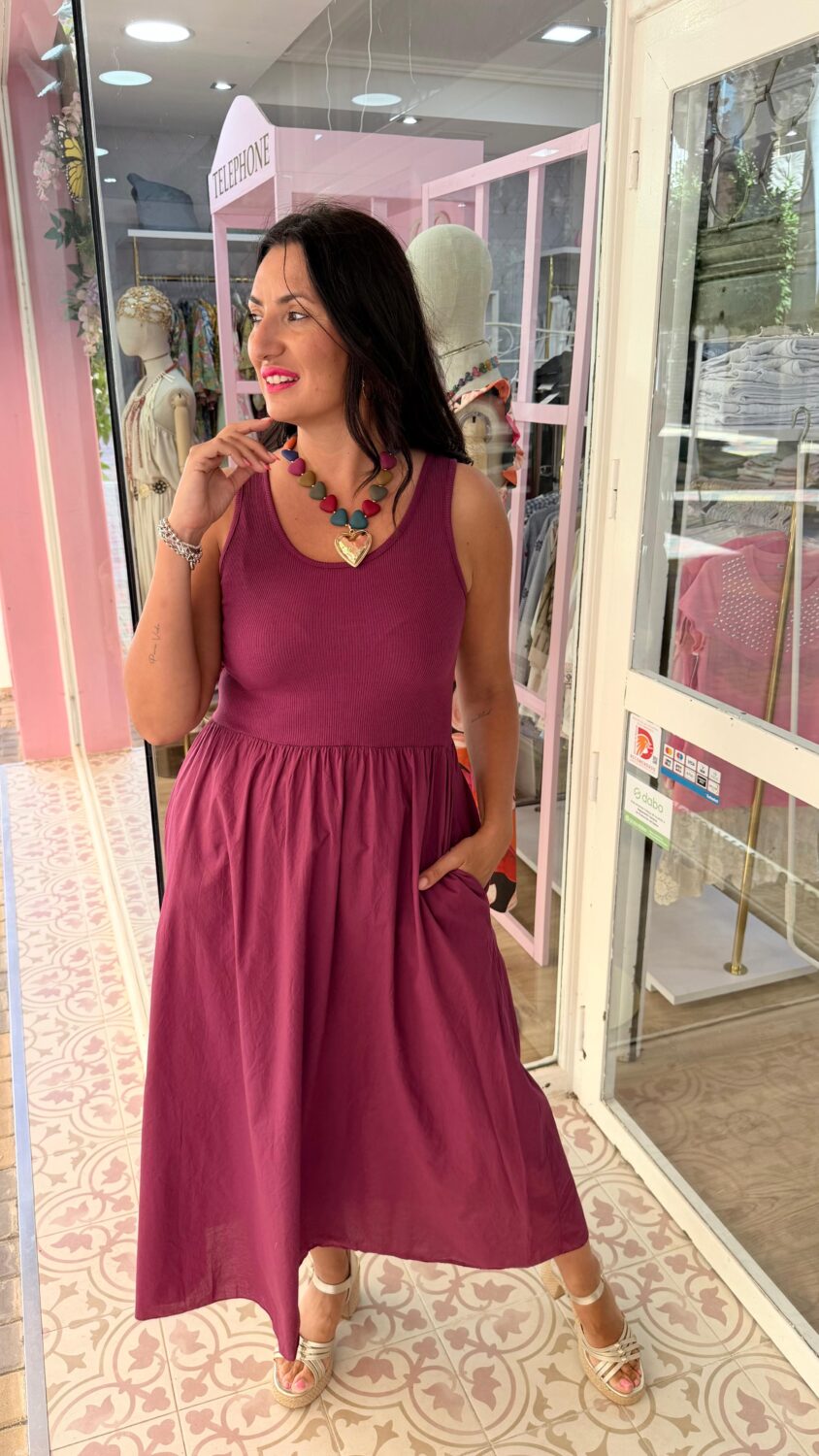 Vestido Cloe Buganvilla - Imagen 2