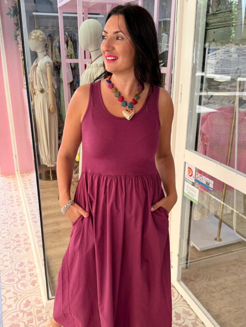 Vestido Cloe Buganvilla