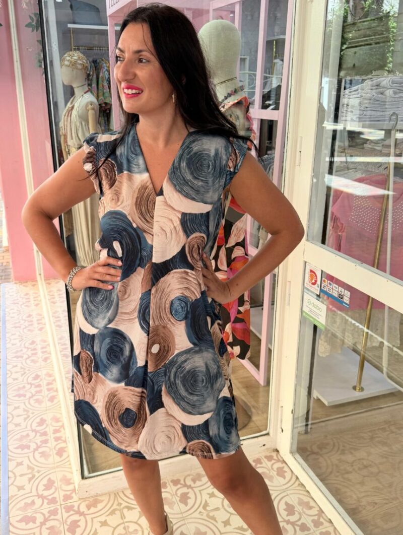 Alternative view of Vestido Eclipse Azul