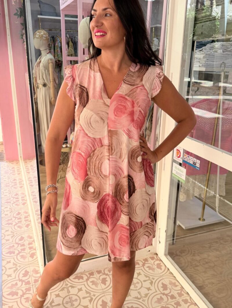 Alternative view of Vestido Eclipse Rosa