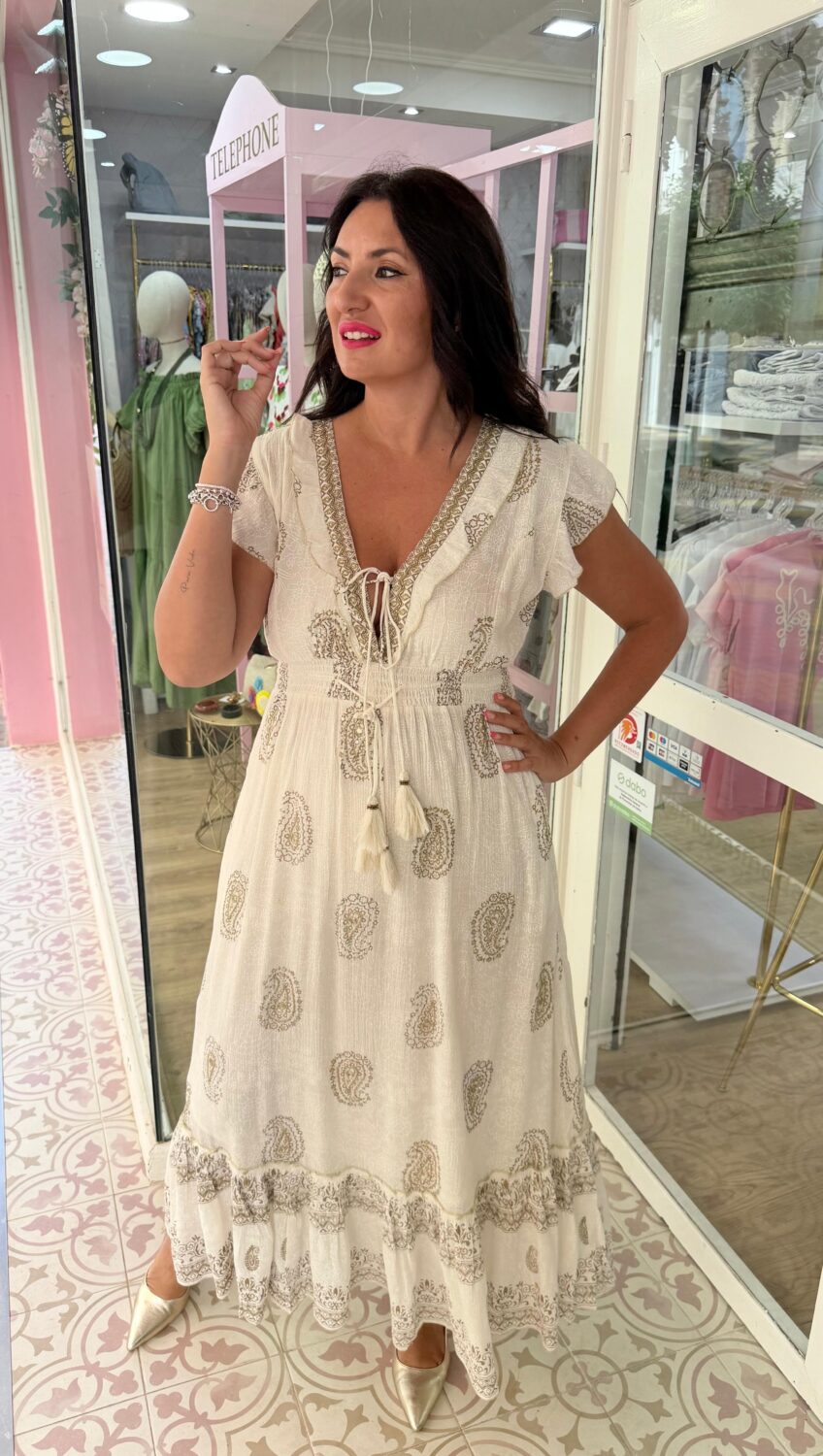 Vestido Espejo Blanco
