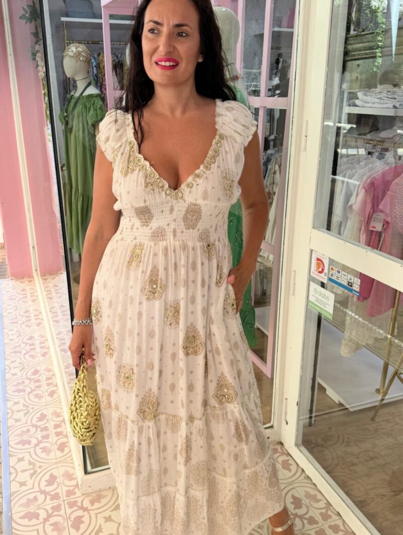 Vestido Espejo Blanco