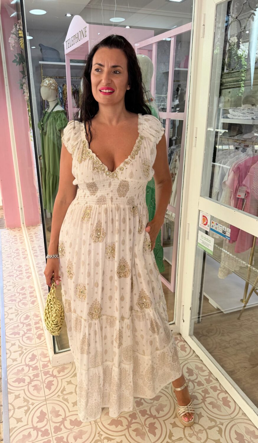 Vestido Espejo Blanco