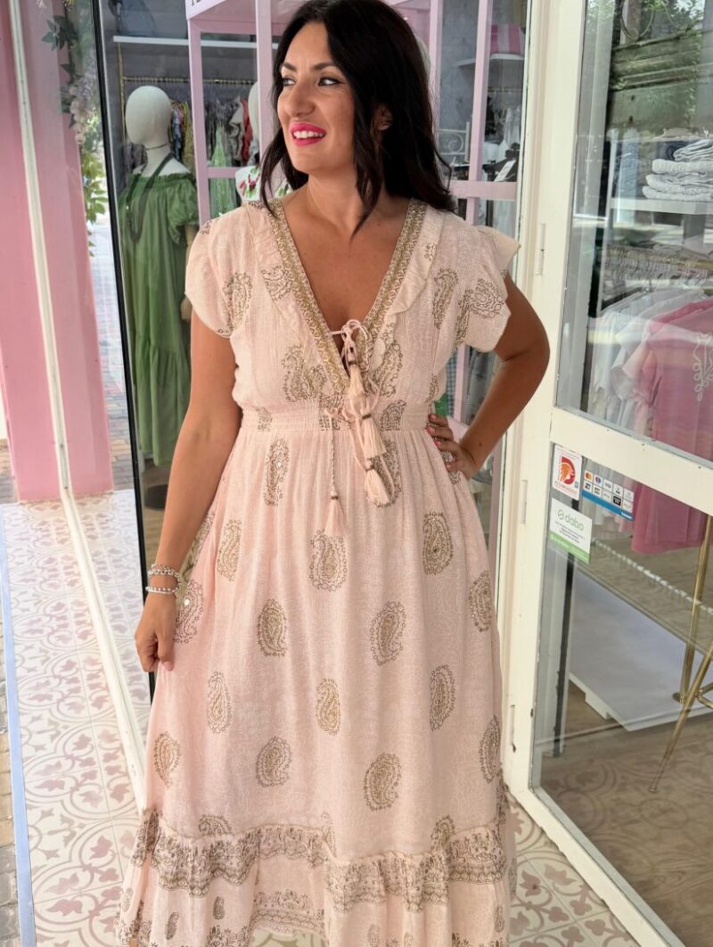 Vestido Espejo Rosa