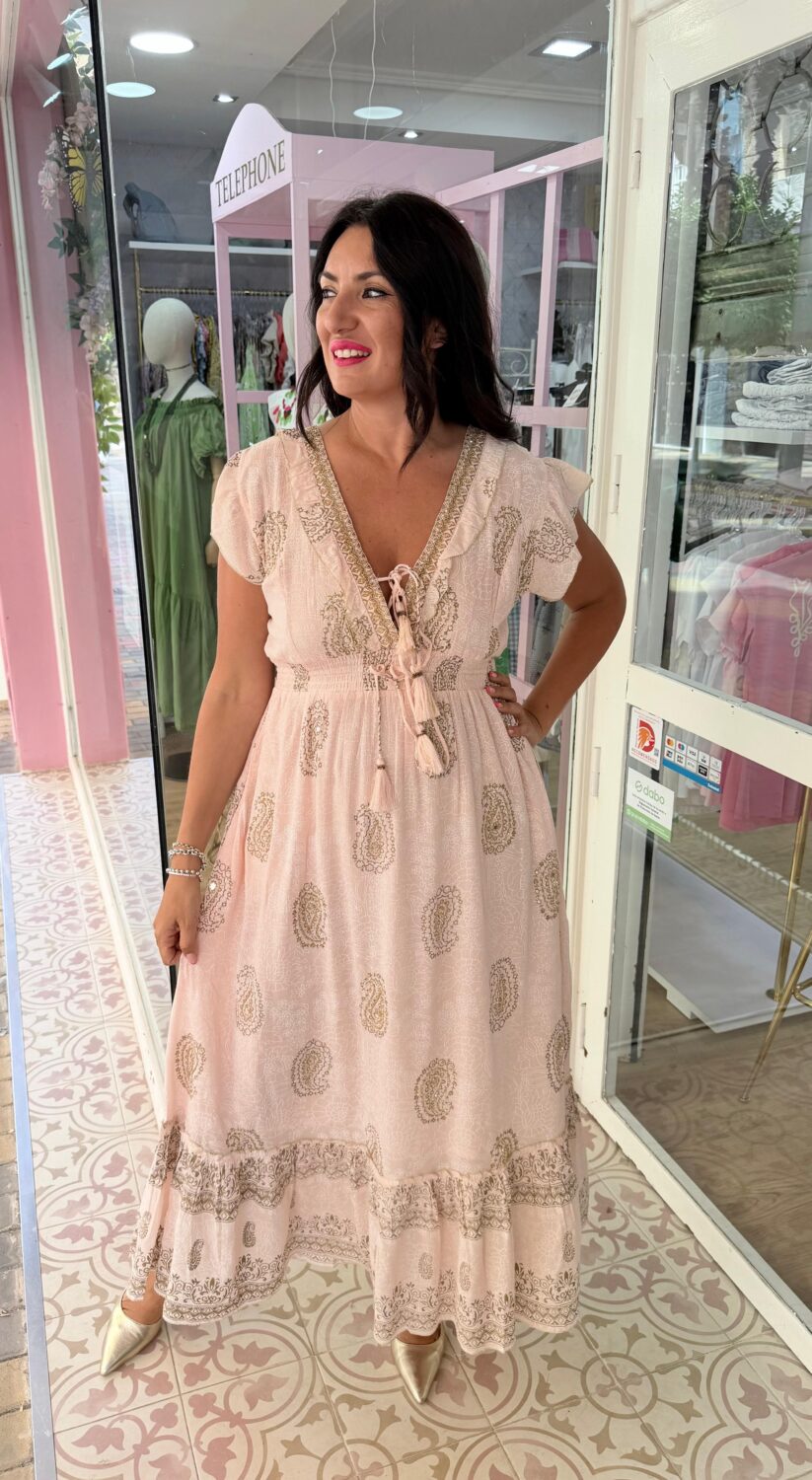 Vestido Espejo Rosa