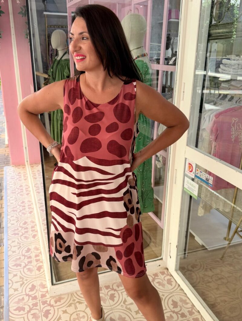 Alternative view of Vestido Furia Burdeos
