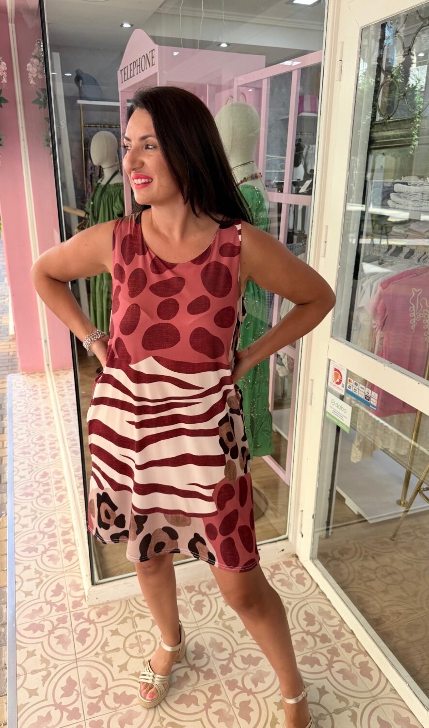 Vestido Furia Burdeos - Imagen 2