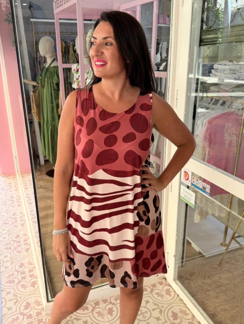 Vestido Furia Burdeos