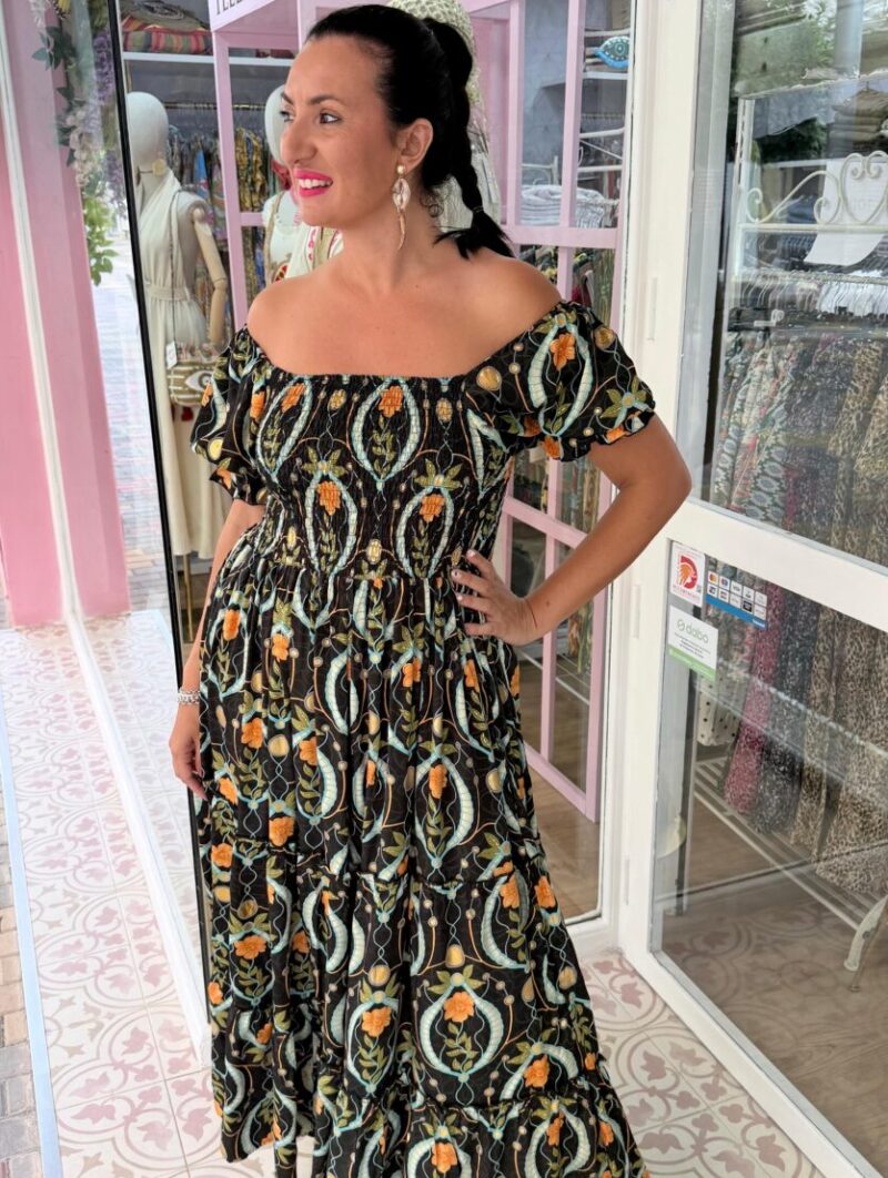 Alternative view of Vestido Jimena Negro