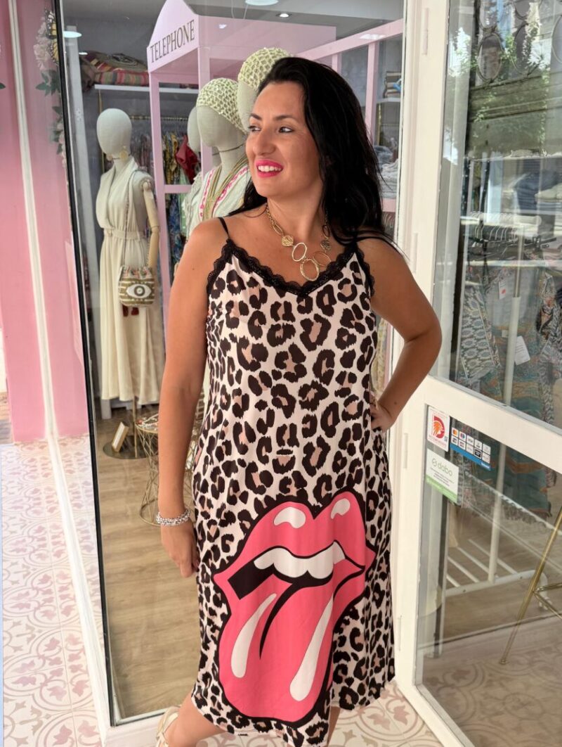 Vestido Lencero Animal Print