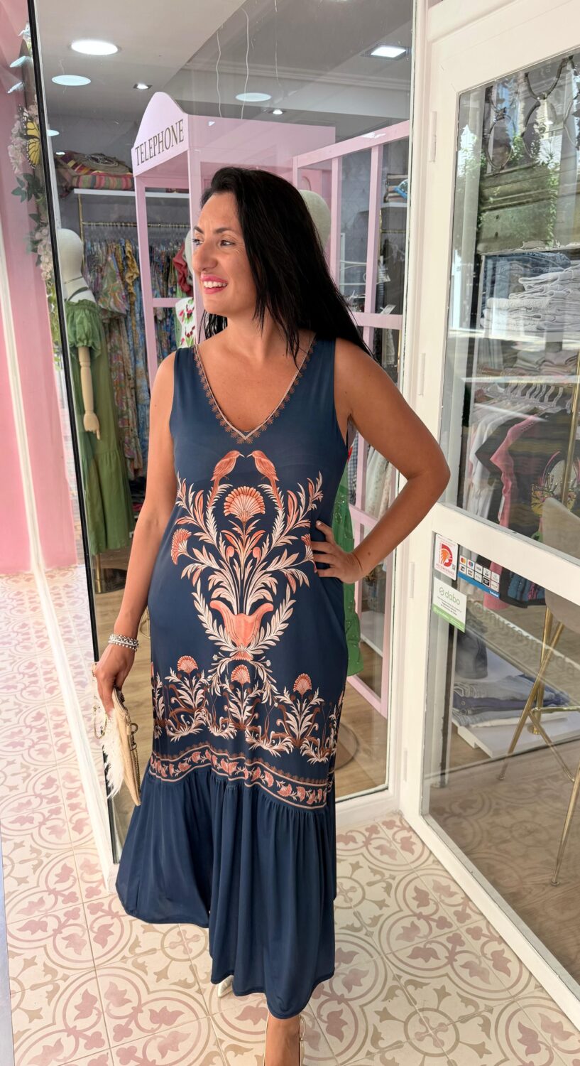Vestido Paraíso Azul - Imagen 2