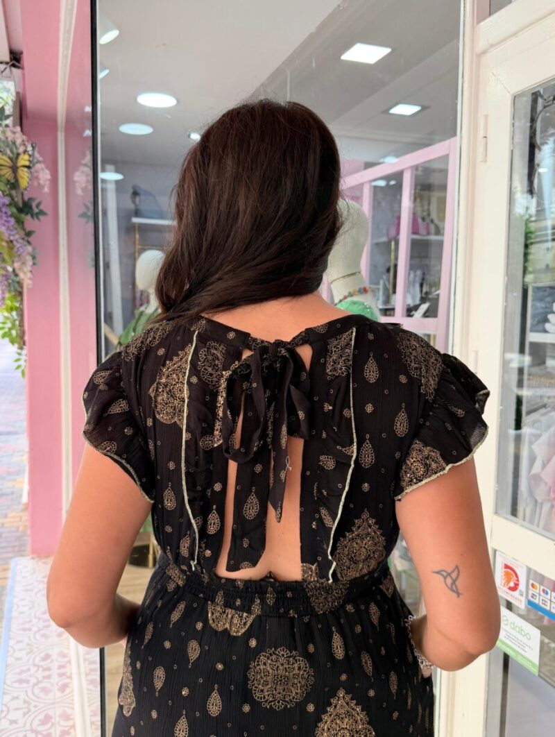 Alternative view of Vestido Reflejo Negro