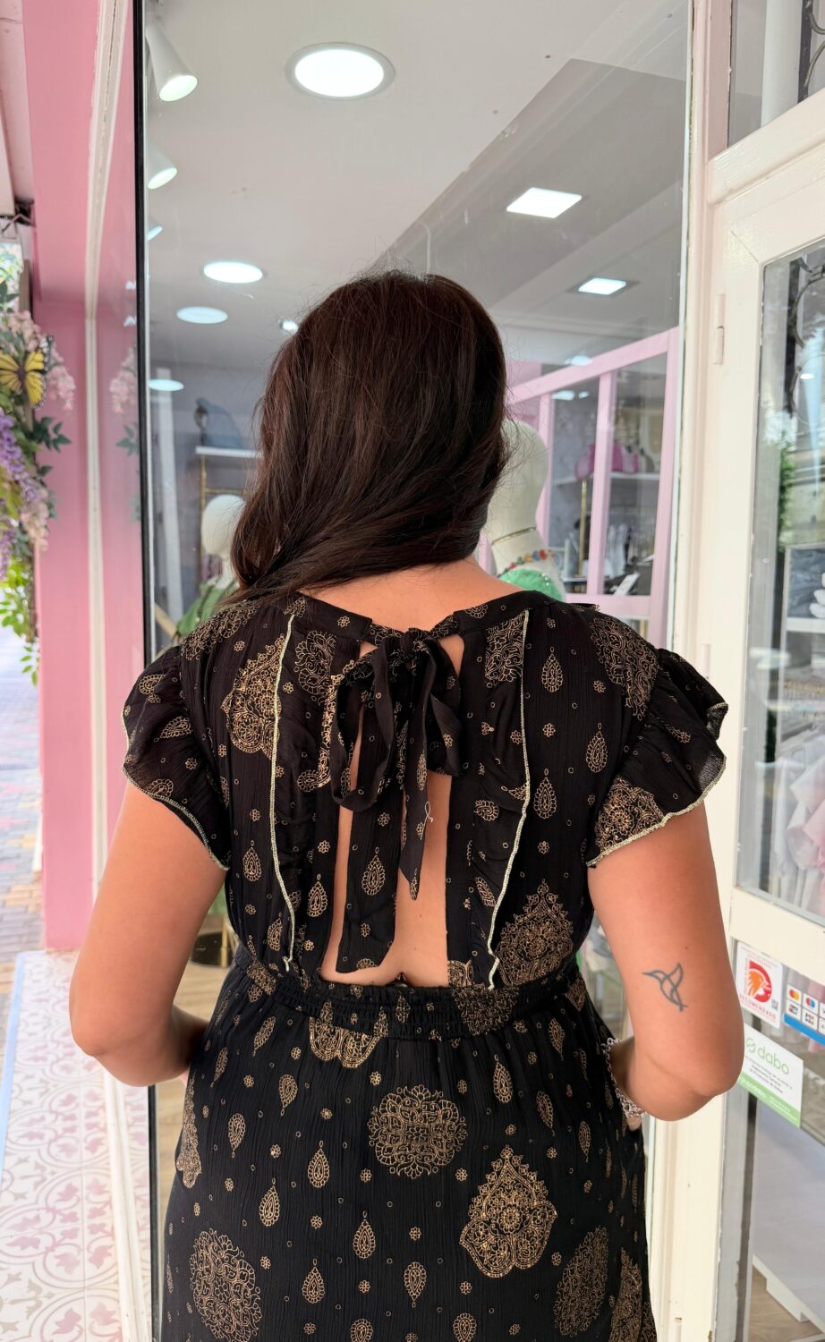 Vestido Reflejo Negro - Imagen 2