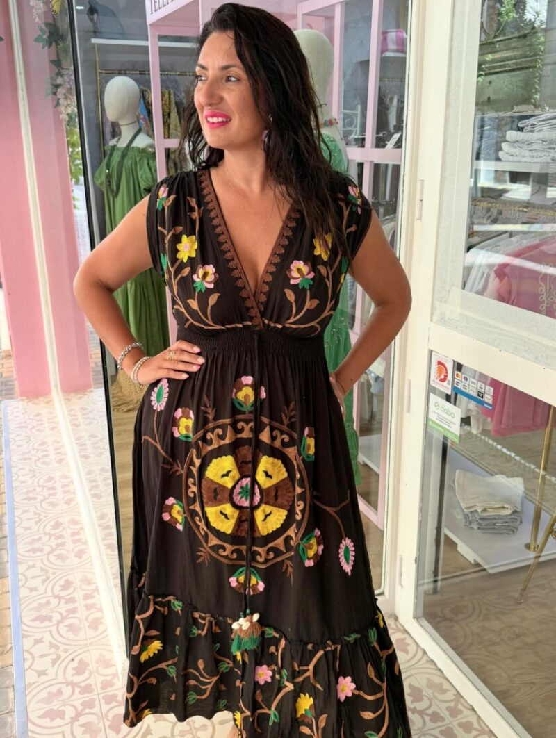 Alternative view of Vestido Samira Negro