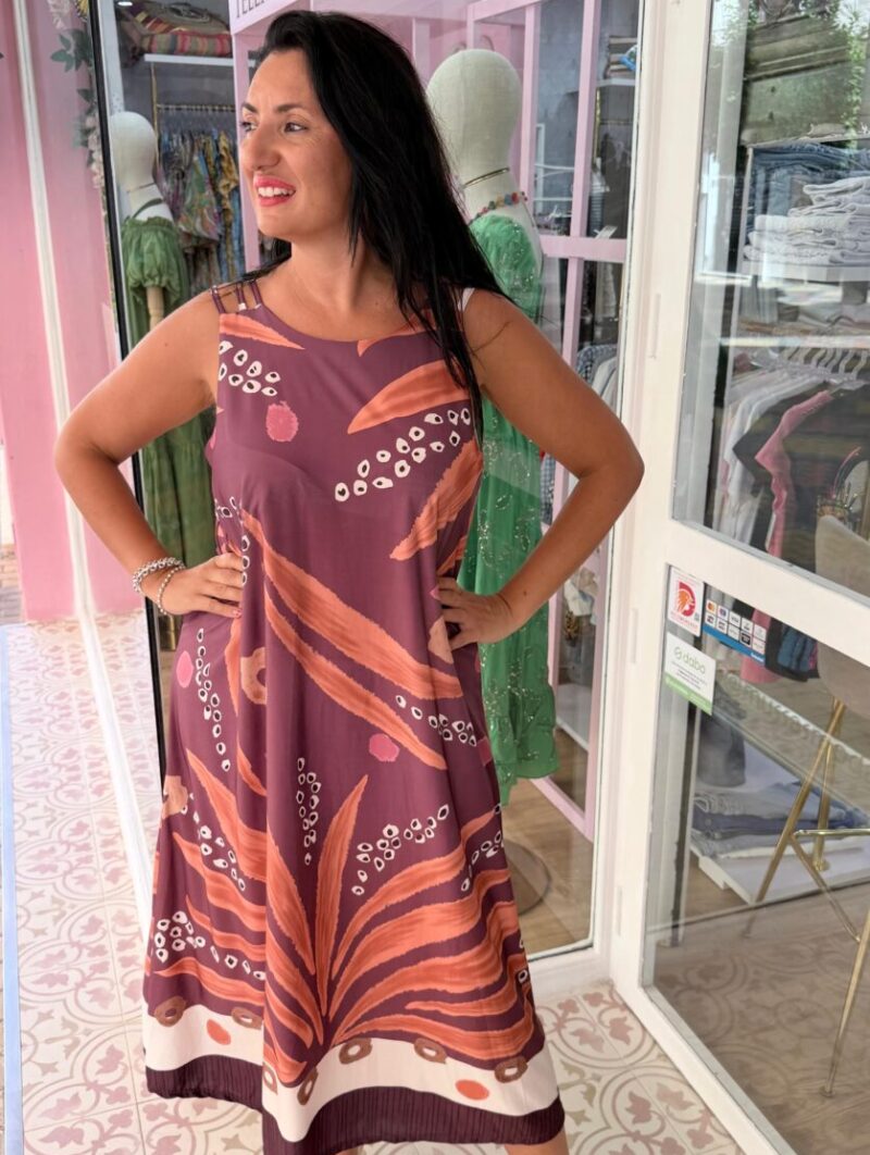 Alternative view of Vestido Sienna Morado