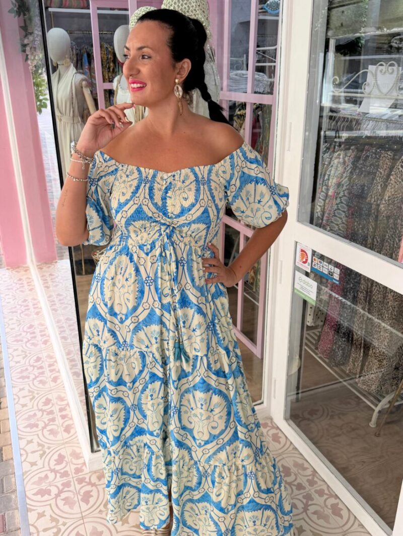 Alternative view of Vestido Sirena Azul