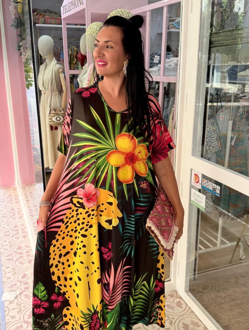 Vestido Tigre Tropical