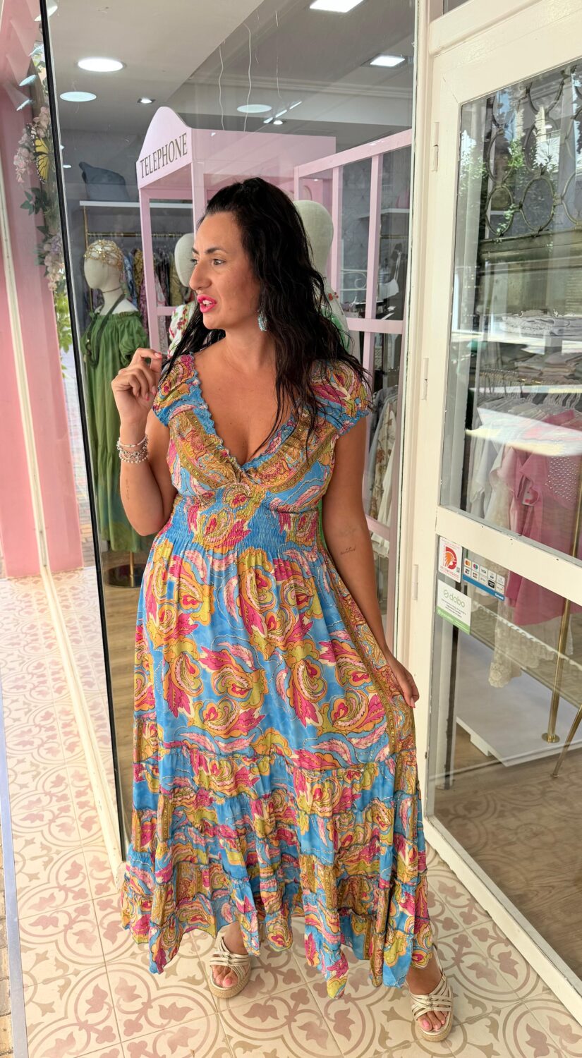 Vestido Valde Azul - Imagen 2