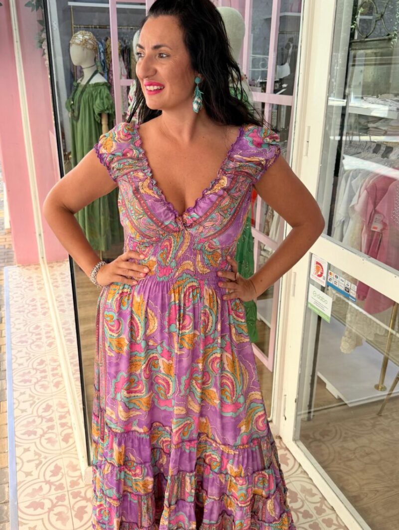Alternative view of Vestido Valde Lila