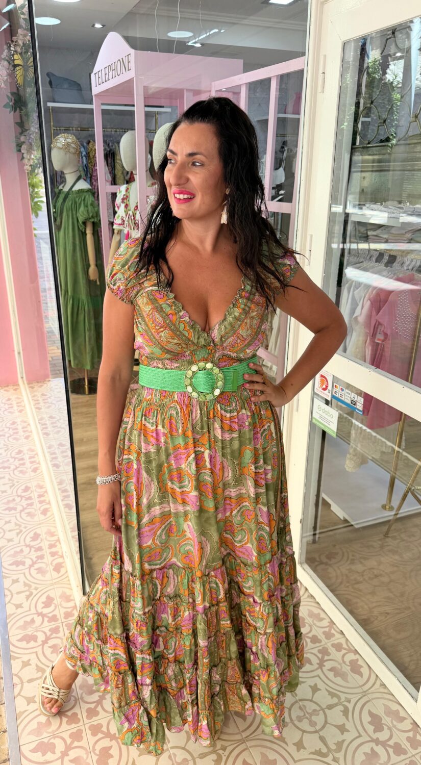 Vestido Valde Verde - Imagen 2
