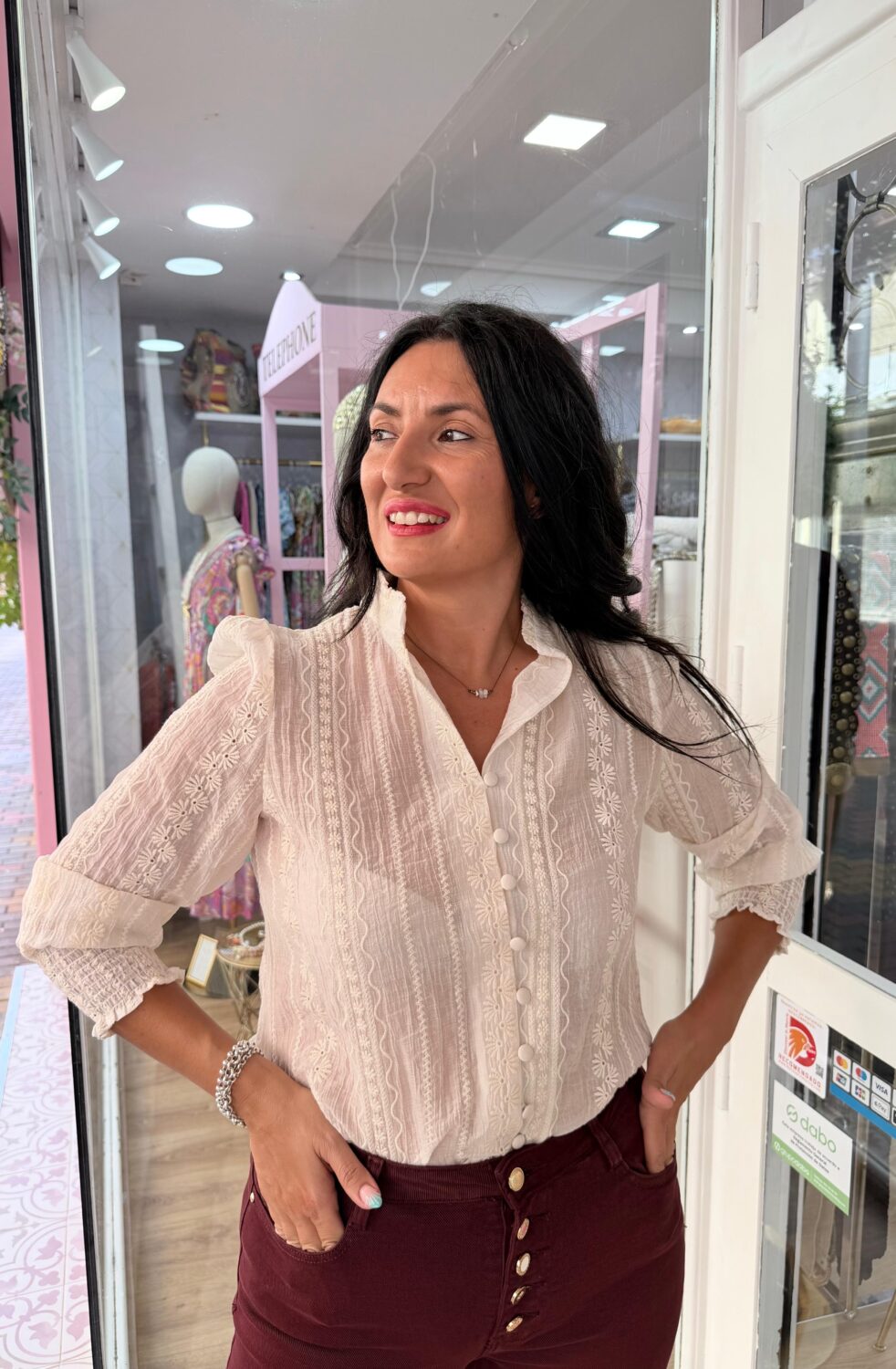 Blusa Capricho Beige - Imagen 2
