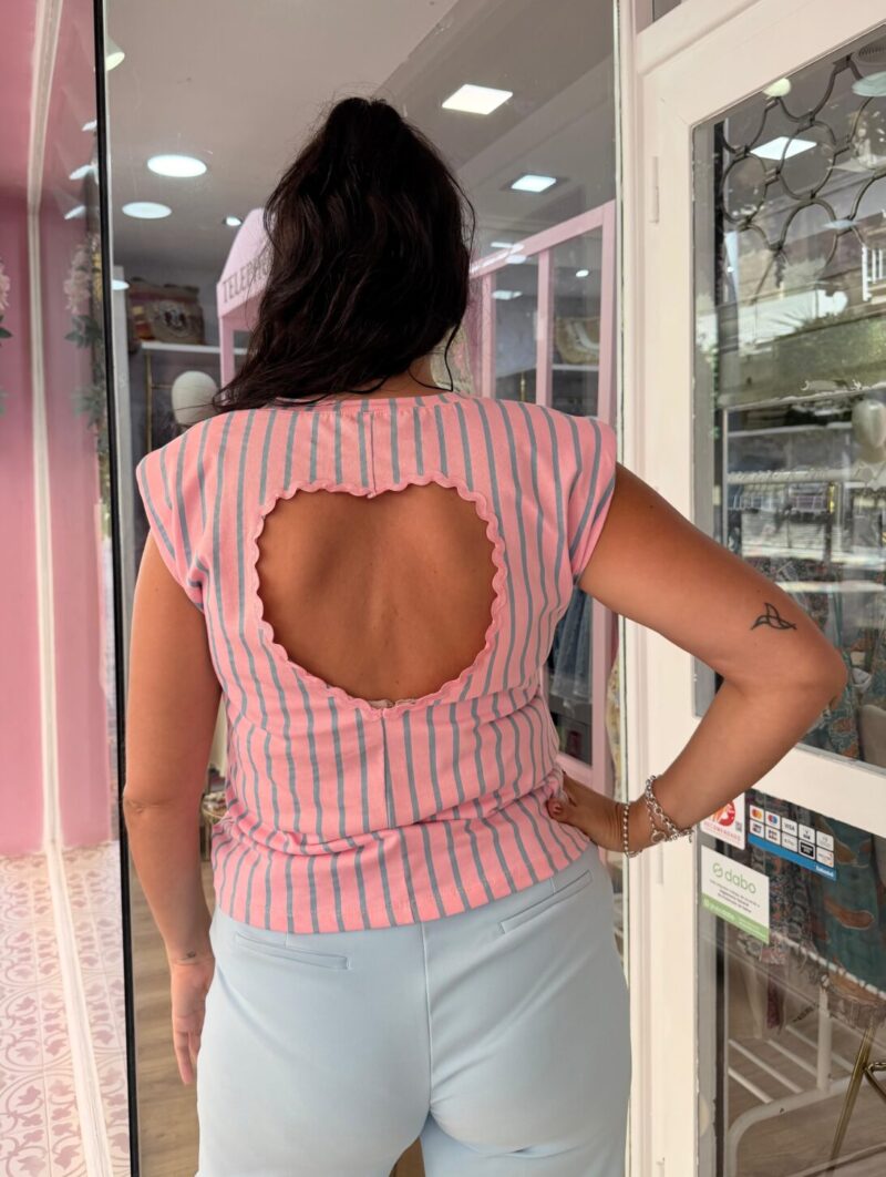 Alternative view of Camiseta Corazón Rosa