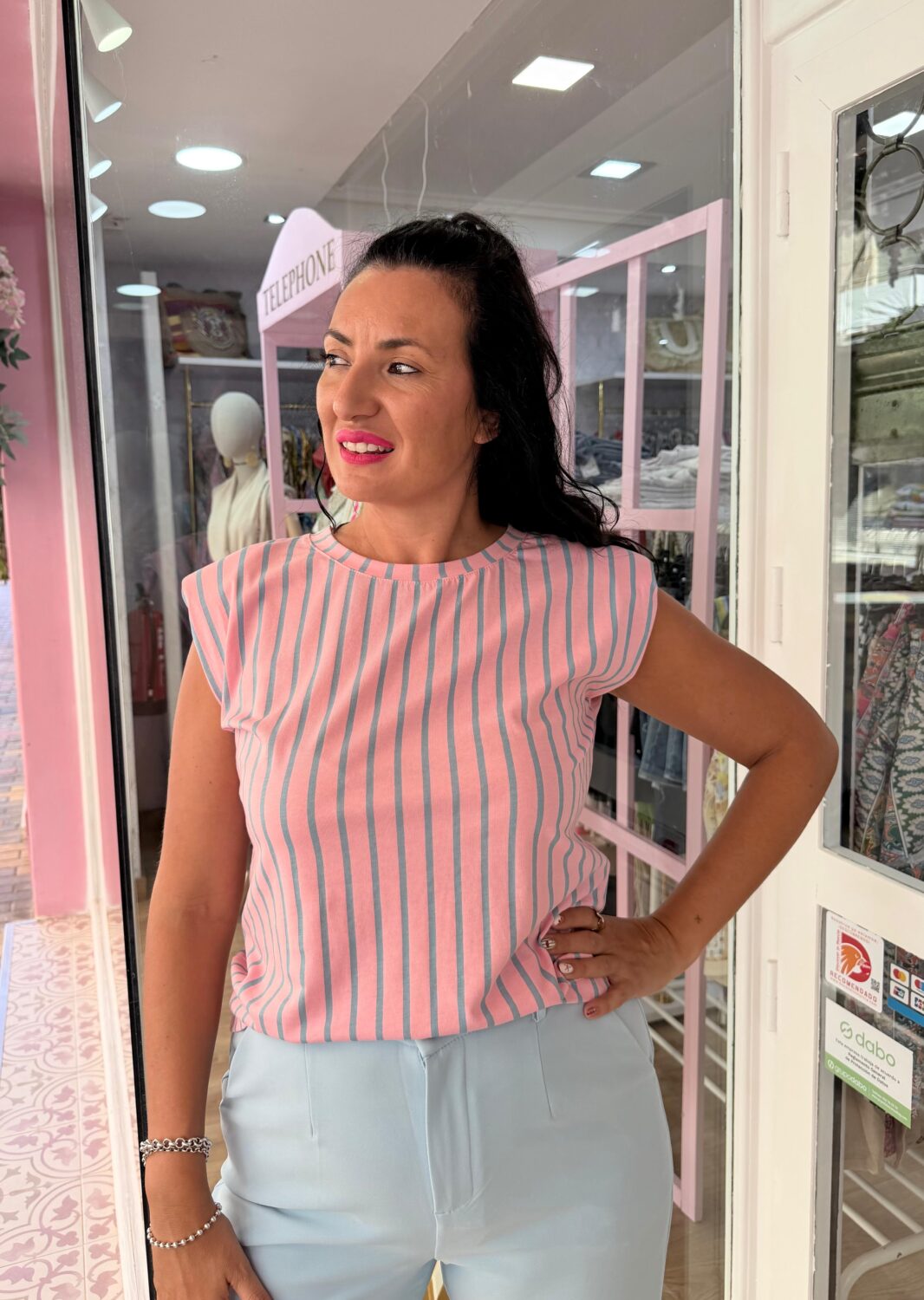 Camiseta Corazón Rosa