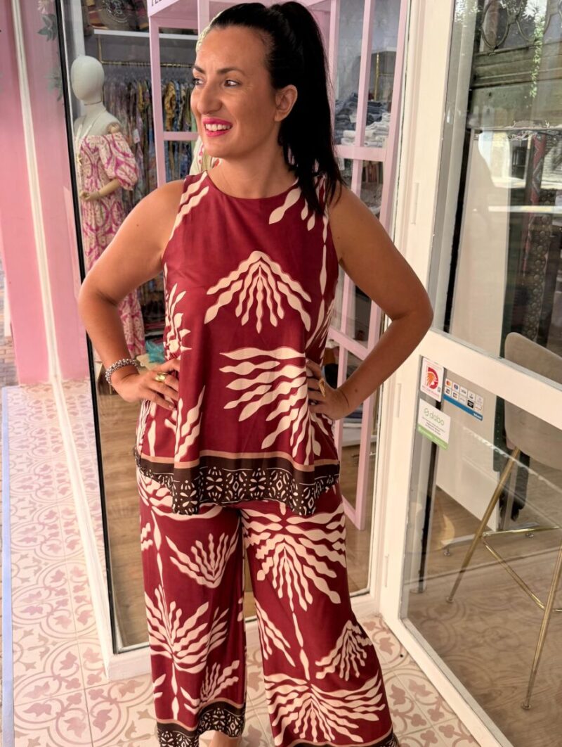 Conjunto Sira Burdeos