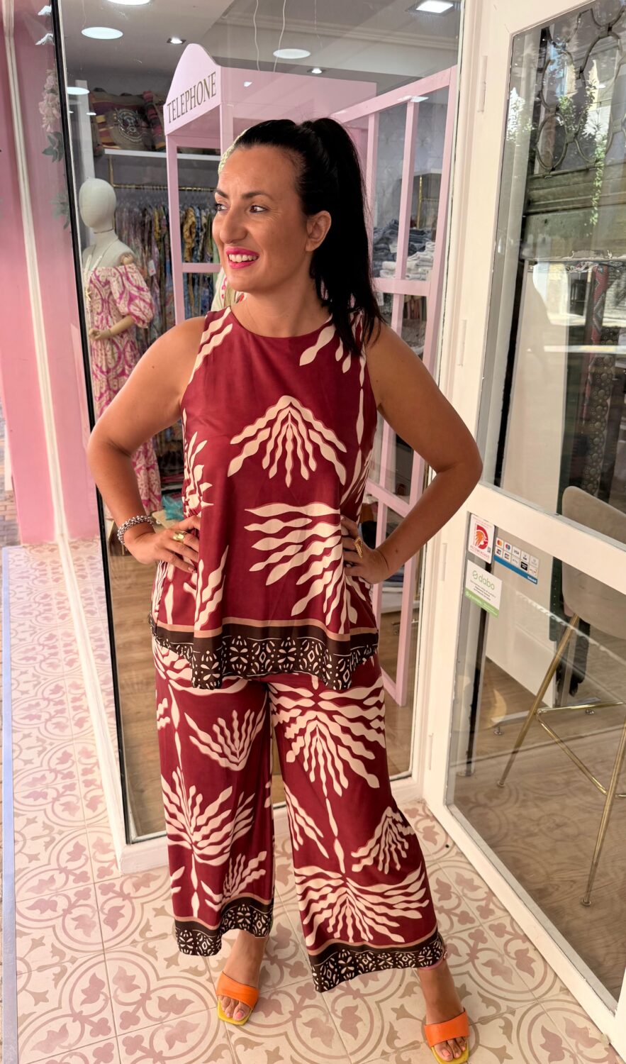 Conjunto Sira Burdeos