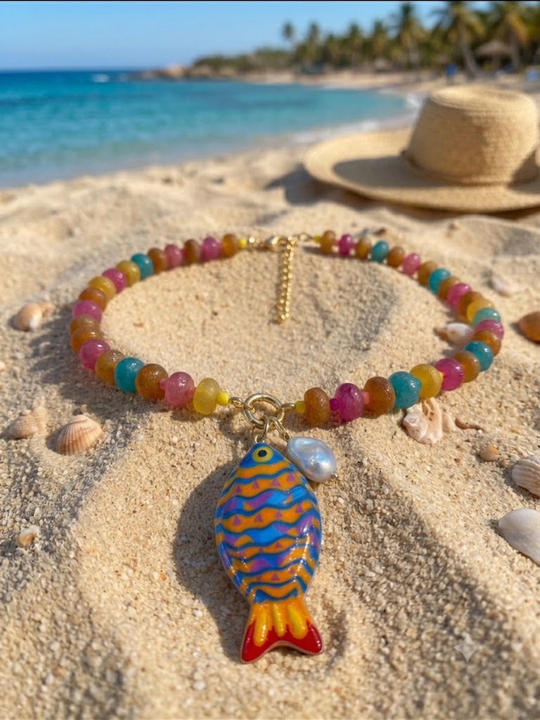Gargantilla Pez Multicolor New