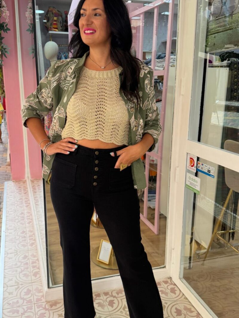Pantalón Reyna New Negro
