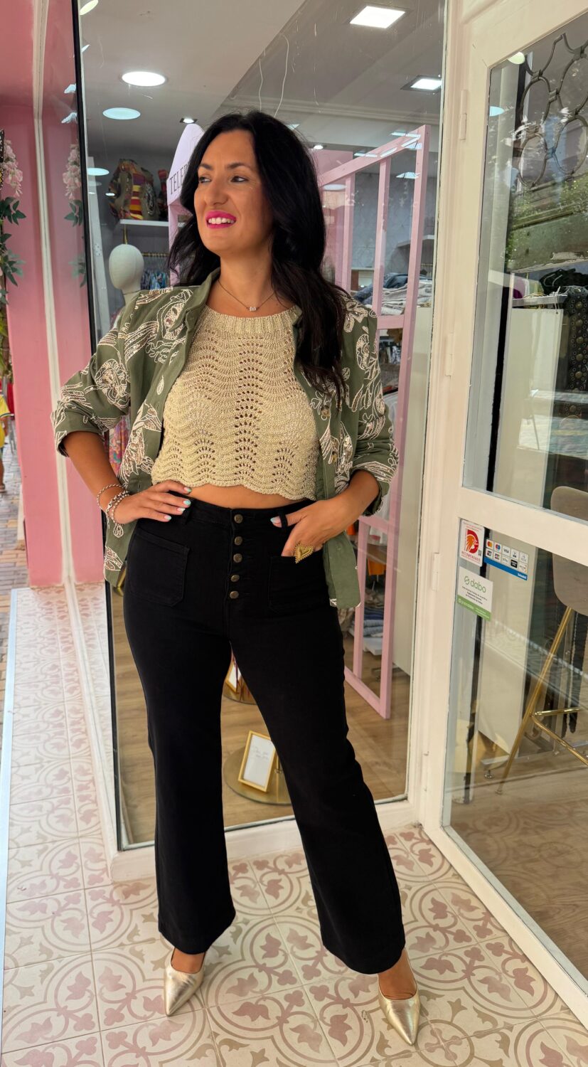 Pantalón Reyna New Negro