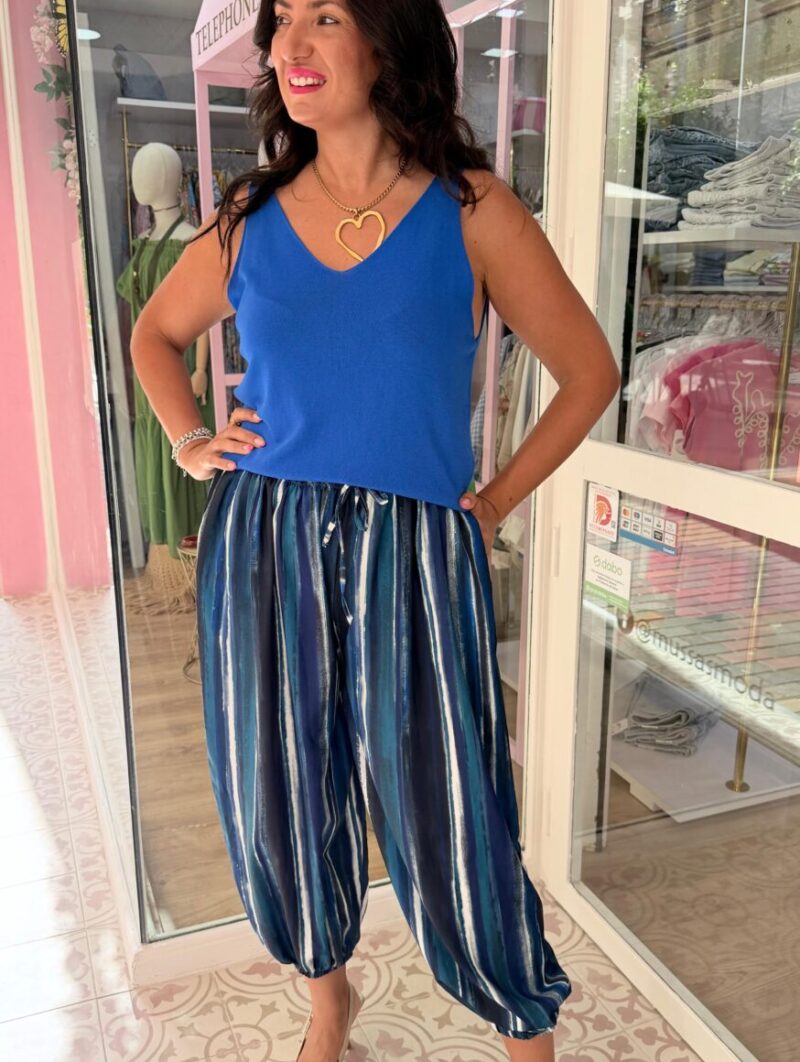 Pantalón Tendencia Azul