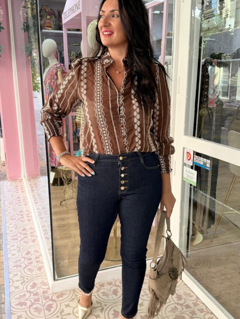 Alternative view of Vaquero Reyna Pitillo Denim