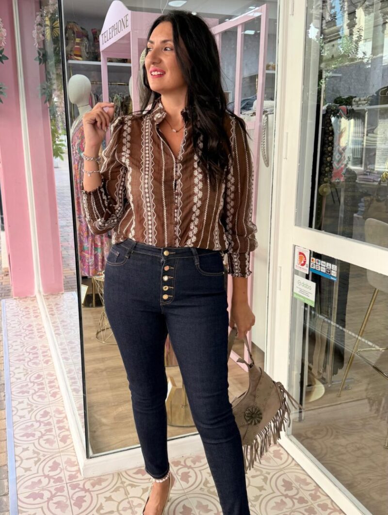 Vaquero Reyna Pitillo Denim