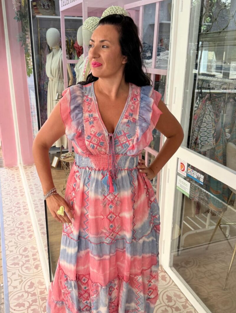 Alternative view of Vestido Akira Rosa