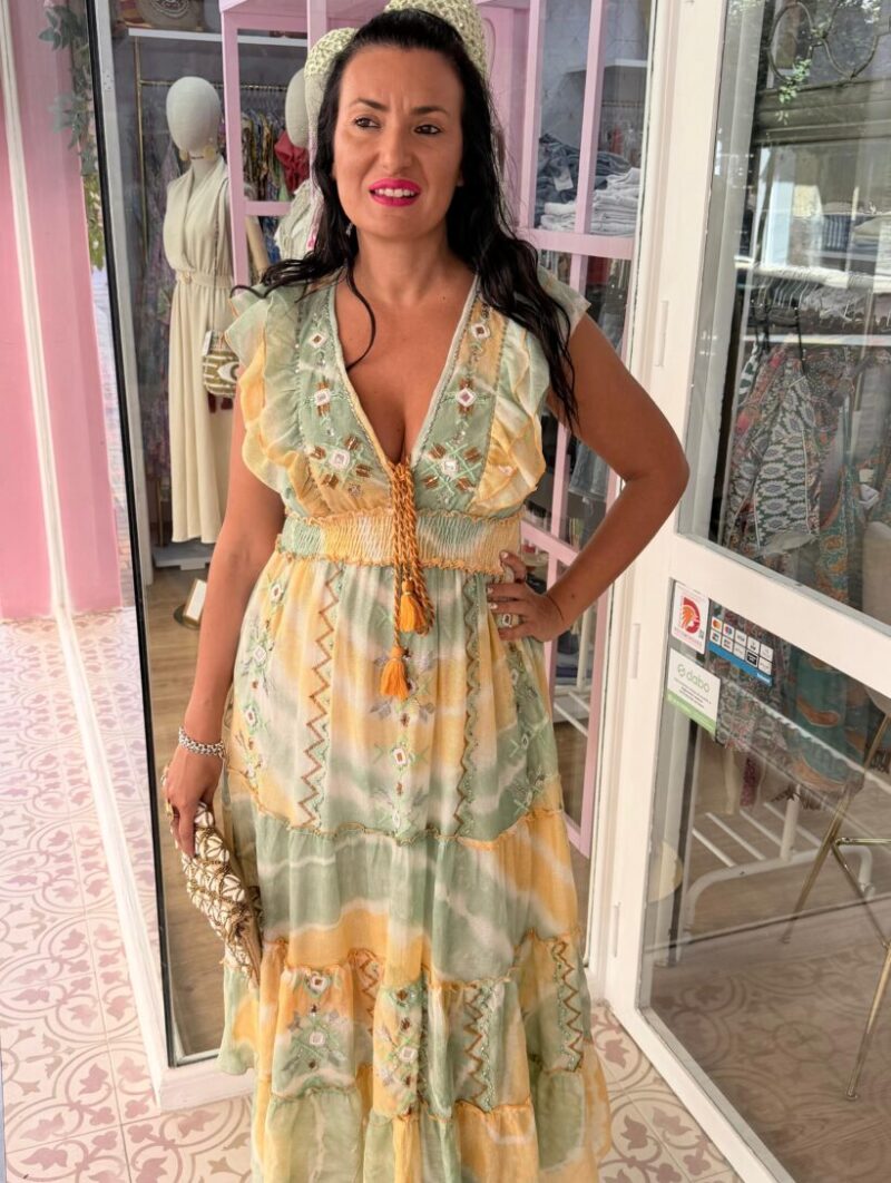 Alternative view of Vestido Akira Verde