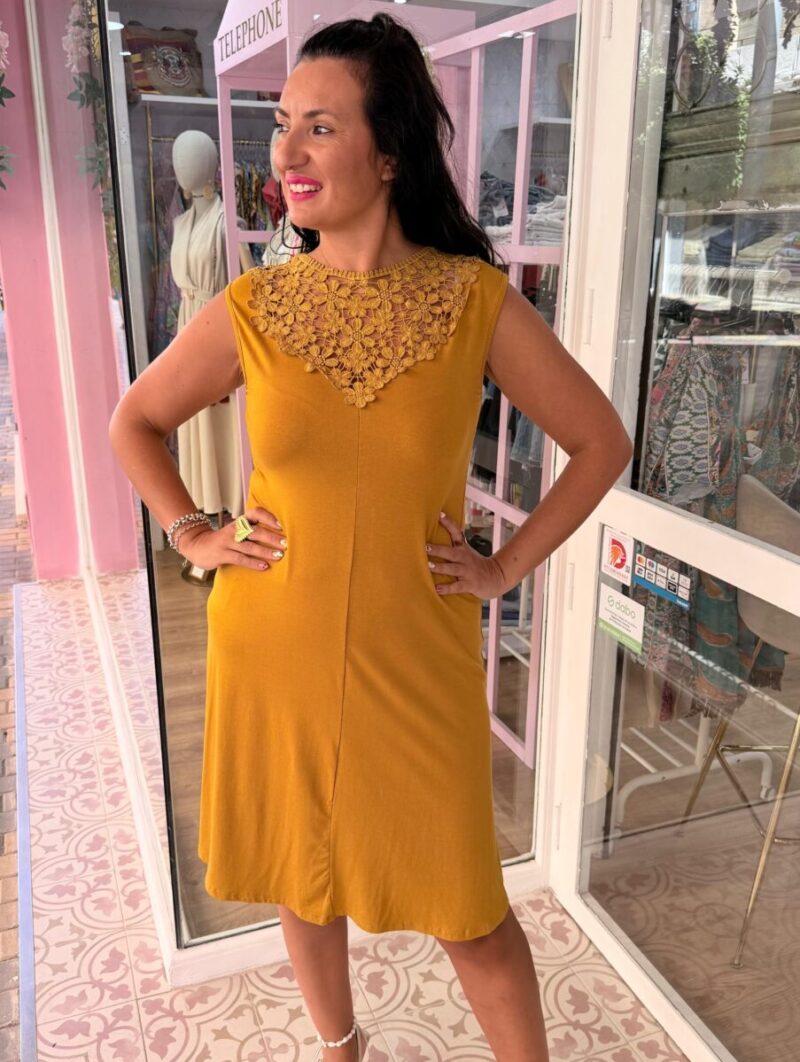 Alternative view of Vestido Estilo Mostaza