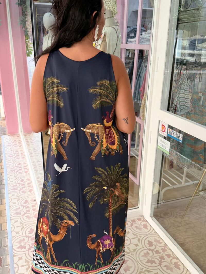 Alternative view of Vestido India Azul